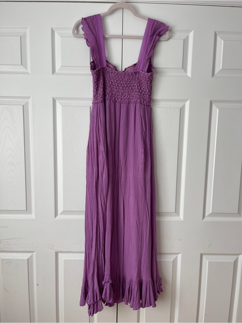 Free People Adella Lavender Maxi Dress size XL - Picture 2 of 11
